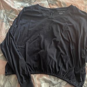 American eagle slit back crop top